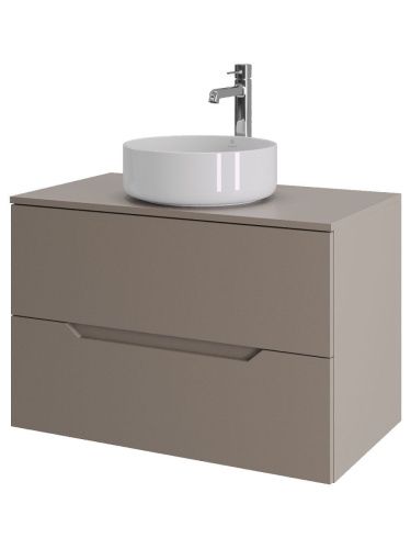 Тумба с раковиной Orange Line Li-80TuLMDF+B09-360W 80х50 цвет бежевый - фото 2