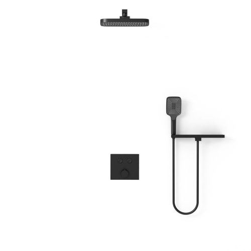 Душевая система Vincea VSFW-4211RMB встраиваемая в стену цвет черный - фото 2