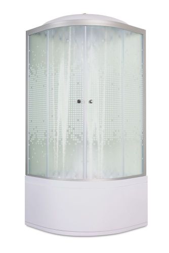 Душевая кабина AvaCan L910GM+EL 100х100 четверть круга с крышей ориентация универсальная - фото 3