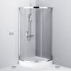 Душевой уголок Am.Pm Like W83G-315-090CT 90х90 стекло прозрачное профиль хром без поддона