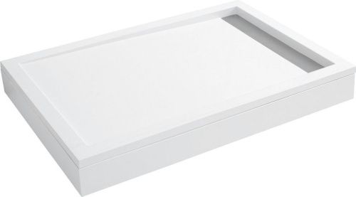 Душевой поддон из искусственного камня Aquanet Stone Lite НФ-00014627 120х80 белый с каркасом - фото 3