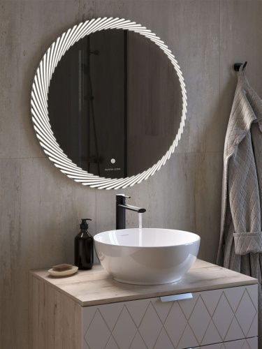 Раковина мебельная из сантехнического фарфора Sanita Luxe Art Slim 40 ART40SLWB01S 40х40 накладная цвет белый - фото 5