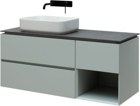 Тумба под раковину Allen Brau Infinity 1.21005.PWM 120х50 подвесная цвет зеленый