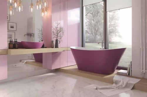 Ванна из искусственного камня Holbi AFINA 1.01.004.11.2 160х65 отдельностоящая овальная - фото 2