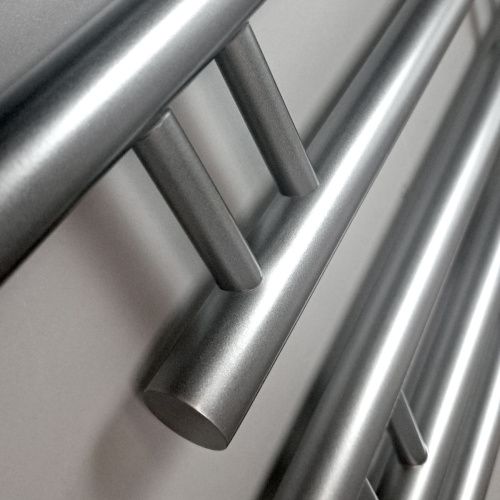 Полотенцесушитель водяной Indigo Фокстрот Zip FZW50-50GFM 60х55 серый - фото 2