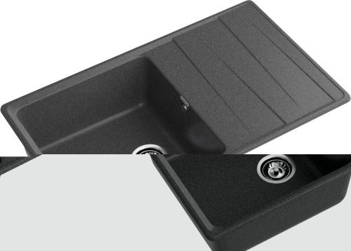 Кухонная мойка Granfest Level LV-860L графит 85х50 цвет серый поверхность матовая - фото 2