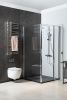 Душевой уголок Allen Brau Priority 3.31004.00 + 3.31019.00 100х100 стекло прозрачное профиль хром без поддона