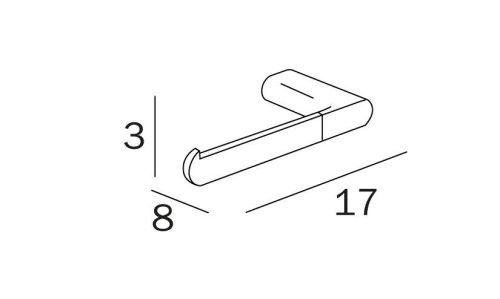 Бумагодержатель Inda MITO A2025ANC - фото 2