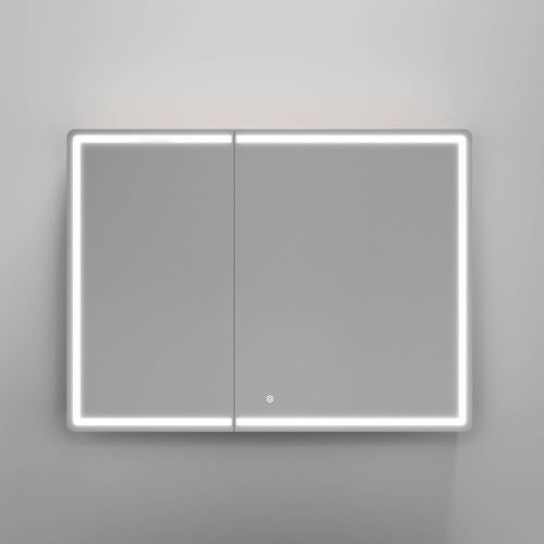 Зеркало-шкаф Sancos Mirror MI100EG 100х70 подвесной цвет коричневый - фото 3