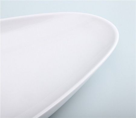 Раковина из сантехнического фаянса CeramaLux 7862 80х40 накладная цвет белый без отверстий под смеситель