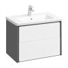 Тумба под раковину Roca Ronda ZRU9302963 60х40 подвесная цвет белый/серый