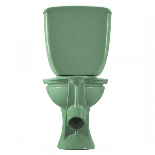 Унитаз-компакт напольный с бачком Santeri Виктория 1P3016S0400BF зеленый с сиденьем каскадный смыв - фото 3