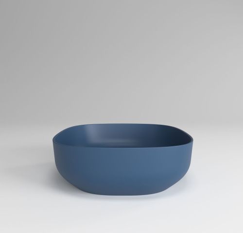 Раковина из искусственного камня Plumberia Selection Veloma VELOMA OVAL BDT 50х40 накладная цвет синий - фото 4