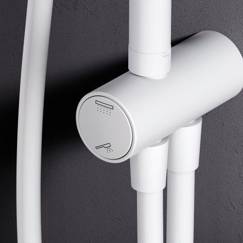 Душевая стойка Am.Pm Gem F0790033 настенная цвет белый - фото 5