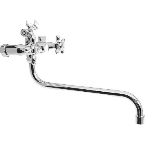 Смеситель для ванны и душа Haiba HB2227-2 настенный хром - фото 2