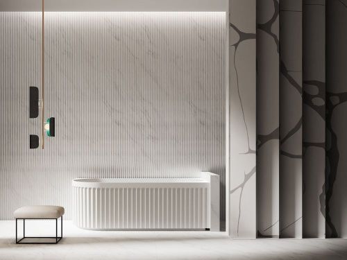 Ванна акриловая Abber AB9412-1.7 R 170х80 пристенная асимметричная с каркасом - фото 3