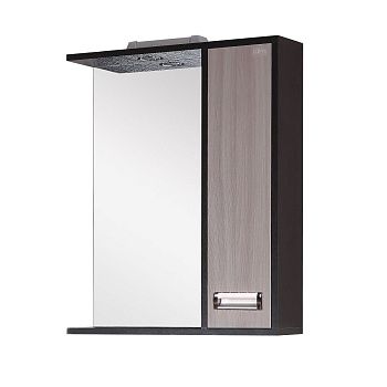 Зеркало-шкаф Onika Гамма 205828 60х70 подвесной цвет коричневый