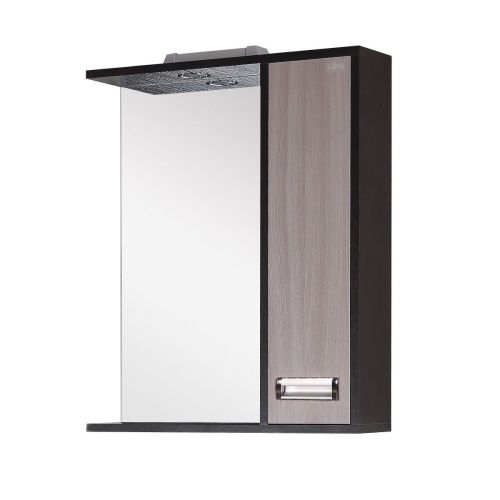 Зеркало-шкаф Onika Гамма 205828 60х70 подвесной цвет коричневый