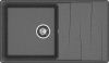 Кухонная мойка Granfest Level LV-860L графит 85х50 цвет серый поверхность матовая