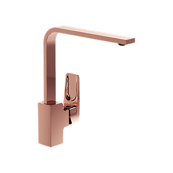 Смеситель для кухни Vitra Root Square A4275326EXP на мойку медь