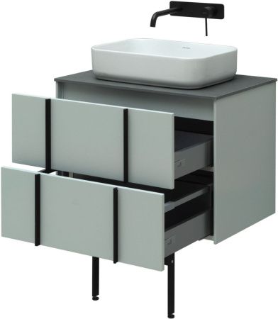 Тумба под раковину Allen Brau Reality 1.32004.PWM 70х50 подвесная цвет зеленый