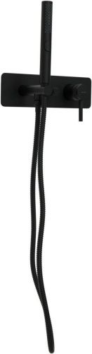 Смеситель для ванны с душем Allen Brau Priority 5.31009-31 встраиваемый в стену черный - фото 4