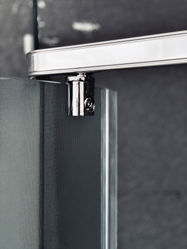 Душевой уголок Royal Bath TR RB90TR-C-CH 90х90 стекло рифленое профиль хром без поддона - фото 5