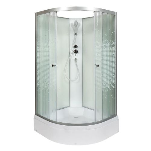 Душевая кабина AvaCan L790N 90х90 четверть круга без крыши ориентация универсальная