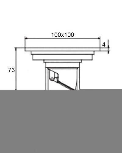 Душевой трап Orange TR01-006b 10х10 черный - фото 3
