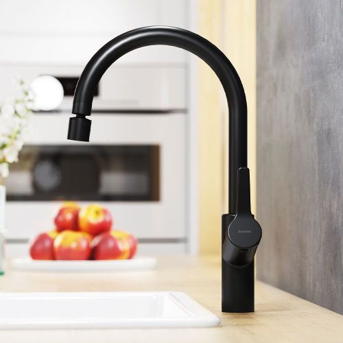 Смеситель для кухни Damixa Eclipse 310722300 на мойку черный - фото 3