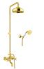 Душевая стойка Fiore 01OO0615 настенная цвет золото