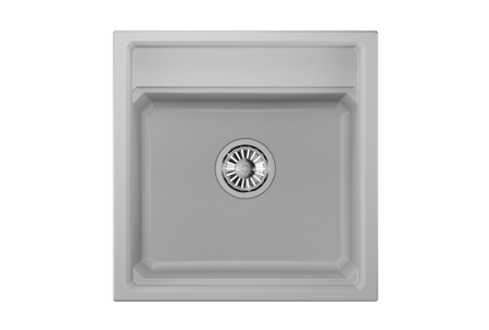 Кухонная мойка Granula Kitchen Space 5002, АРКТИК 50х50 цвет белый поверхность матовая