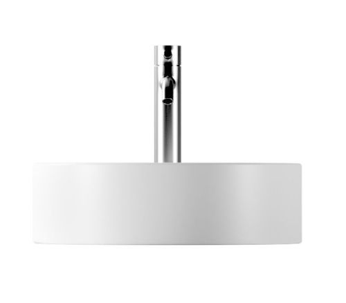 Раковина керамическая Alice Hide 31140101 40х40 накладная цвет белый - фото 2