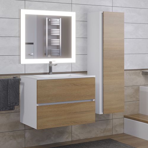 Тумба с раковиной Uperwood Barsa-Next 2900000094 70х50 цвет коричневый - фото 5