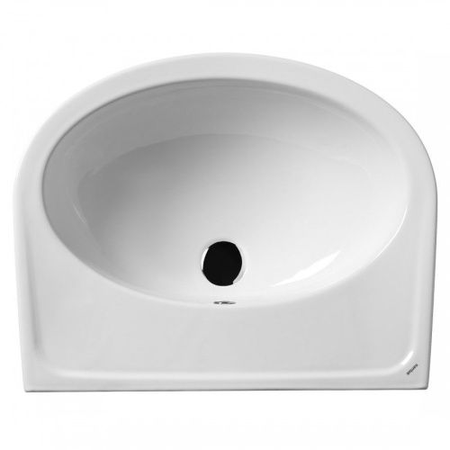 Раковина из сантехнического фарфора Santek Бореаль 1WH110481 60х50 подвесная цвет белый - фото 3