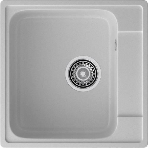 Кухонная мойка Granfest Quarz 48 серый 50х50 цвет серый поверхность матовая