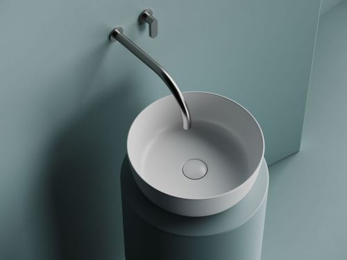 Раковина из сантехнического фарфора Ceramica Nova ELEMENT CN6073MW 40х40 накладная цвет белый без отверстий под смеситель - фото 3