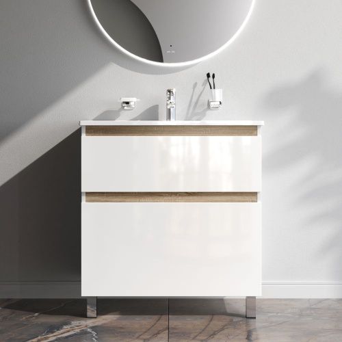 Тумба под раковину Am.Pm X-Joy M85AFSX0802WG 80х40 напольная цвет белый