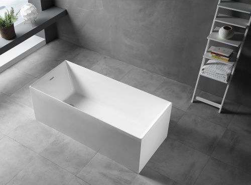 Ванна акриловая Abber AB9274-1.7 170х75 отдельностоящая прямоугольная с каркасом - фото 5