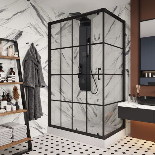 Душевая панель Cerutti SPA CT8987 настенная цвет черный - фото 5