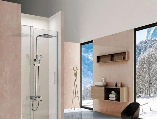 Душевая стойка ALMAes ECO GK-0328 настенная цвет хром - фото 2