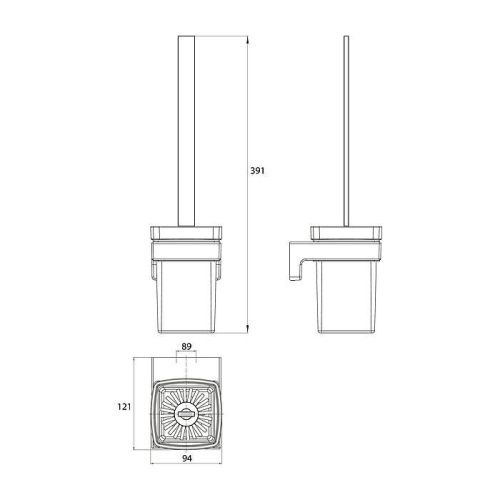 Ершик Emco Cue 3215 001 00 уценен - фото 2