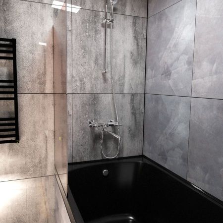 Бордюр для ванны и душевого поддона Altasan KDP KDP195black