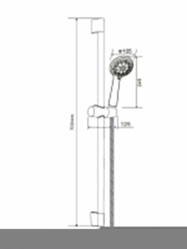 Душевой гарнитур Orange O-Shower OS801cr настенный хром - фото 5