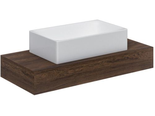 Раковина из сантехнического фаянса Scarabeo Skinny 5414 60х40 накладная цвет белый