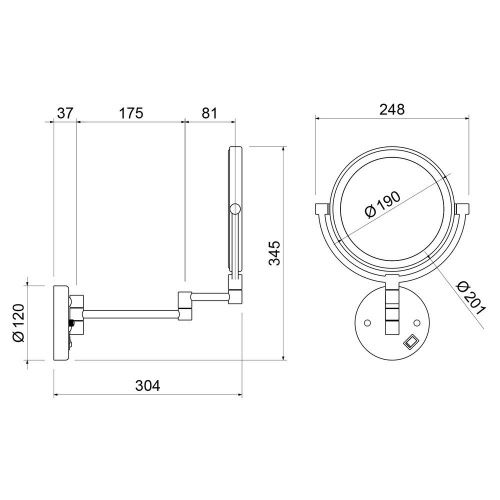 Зеркало Timo Saona 13376/13 - фото 2