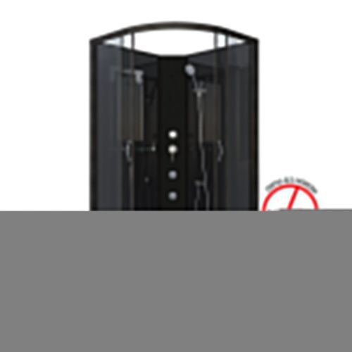 Душевая кабина Niagara Classic 65081434BKG 90х90 четверть круга без крыши ориентация универсальная - фото 2