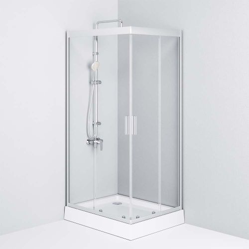 Душевой уголок Am.Pm Gem W90G-404-120280-MT 120х80 стекло прозрачное профиль хром без поддона - фото 5