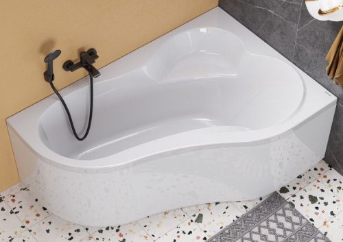 Ванна акриловая Santek Ибица XL 1WH112037 160х100 пристенная асимметричная без каркаса - фото 5