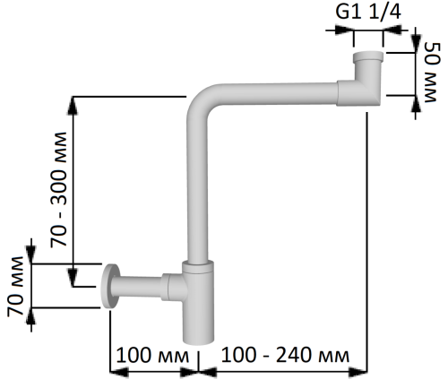 Сифон для раковины Creavit SF6088 хром - фото 2